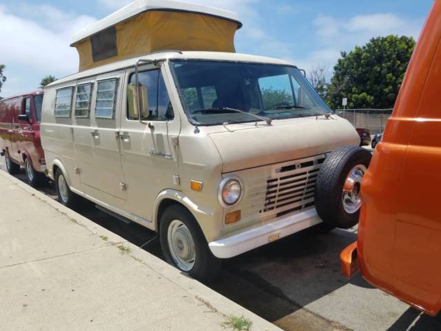 1968 Tan Ford E-Series Van Van Camper
