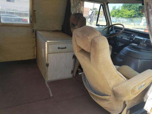 1968 Tan Ford E-Series Van Van Camper