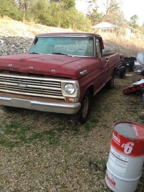 1968 Burgundy Ford Ranger