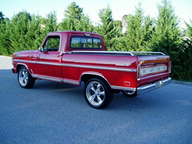 1968 Red Ford F-100 Standard Cab Pickup