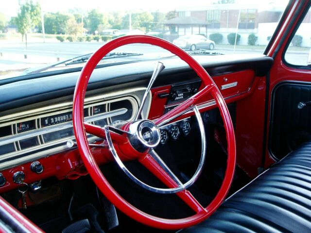 1968 Red Ford F-100 Standard Cab Pickup