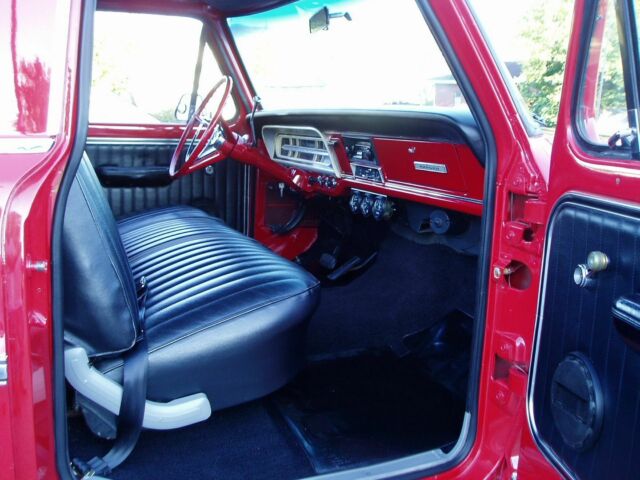 1968 Red Ford F-100 Standard Cab Pickup