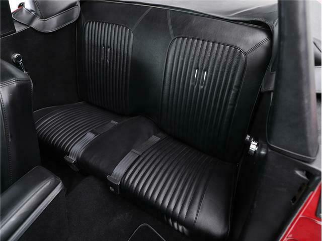 1968 Red Ford Mustang convertible