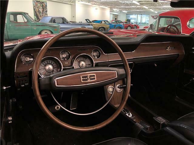 1968 Red Ford Mustang convertible