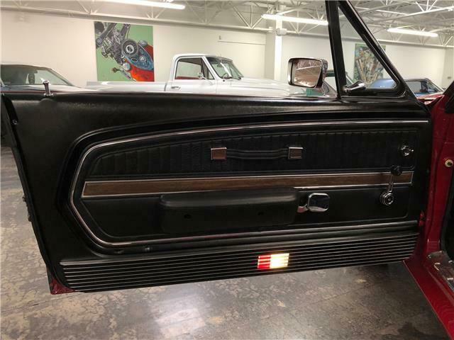 1968 Red Ford Mustang convertible