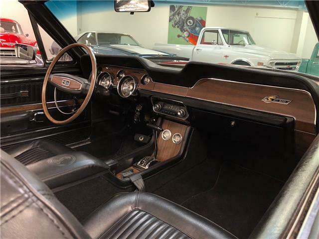 1968 Red Ford Mustang convertible