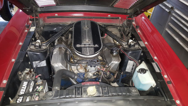 1968 Red Ford Mustang Convertible
