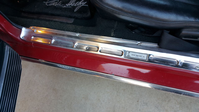 1968 Red Ford Mustang Convertible