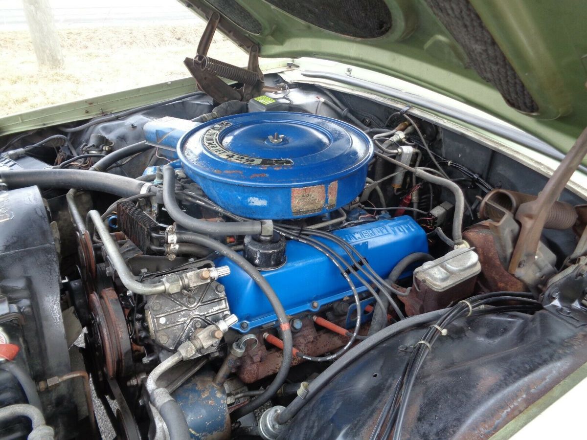 1968 Green Ford Thunderbird Coupe