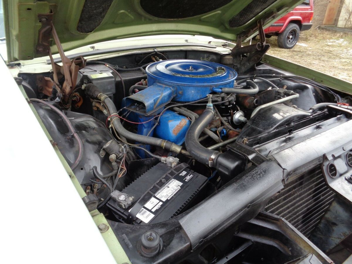 1968 Green Ford Thunderbird Coupe