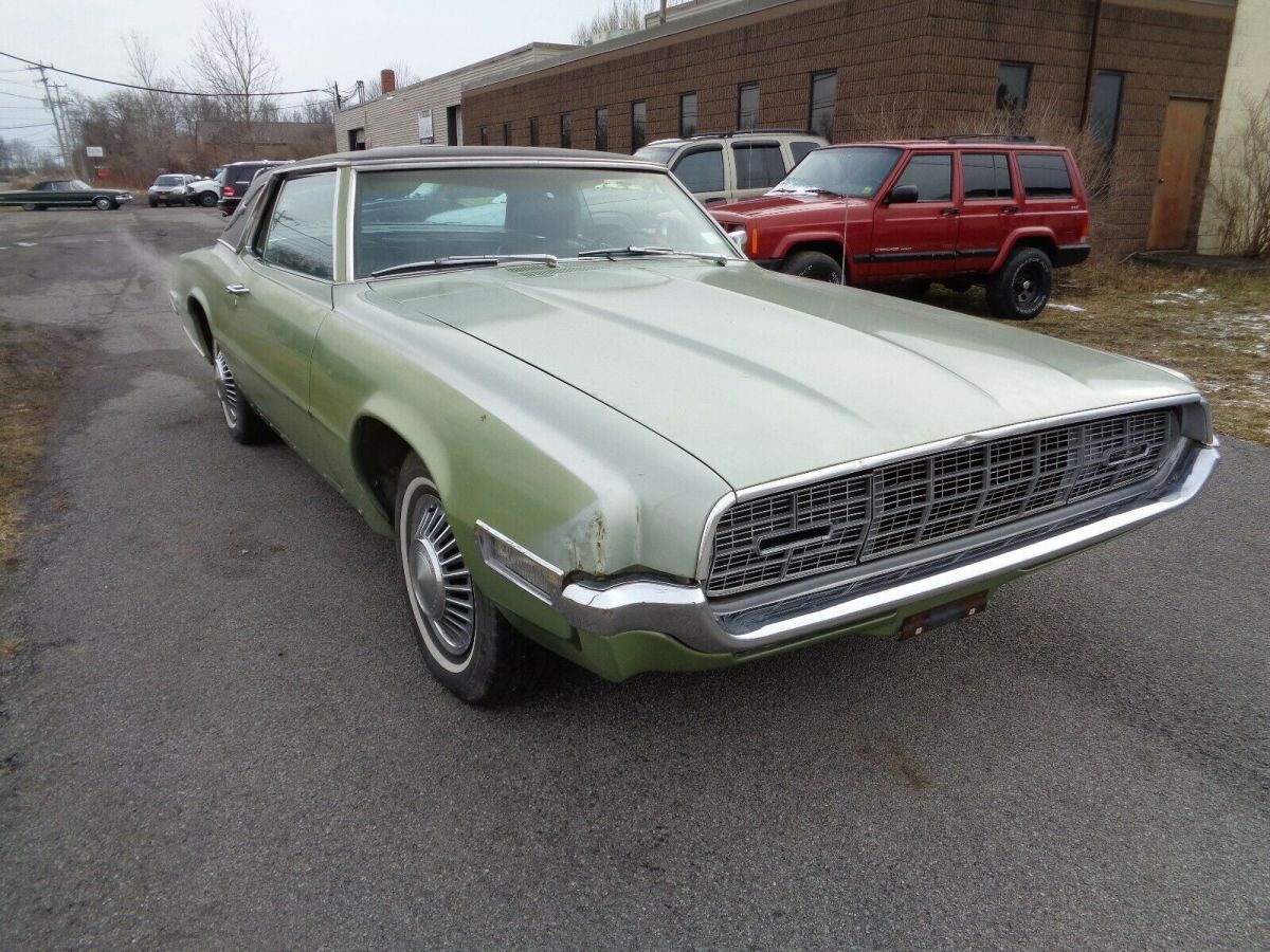 1968 Green Ford Thunderbird Coupe