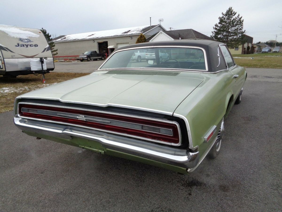 1968 Green Ford Thunderbird Coupe