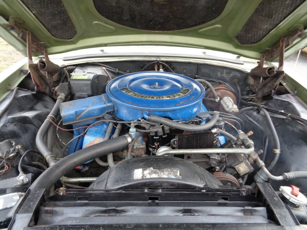 1968 Green Ford Thunderbird Coupe