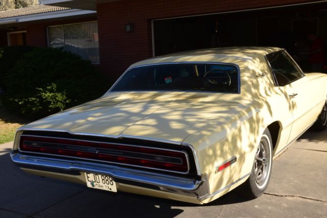 1968 Yellow Ford Thunderbird Coupe