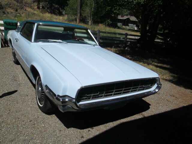 1968 Blue Ford Thunderbird Coupe
