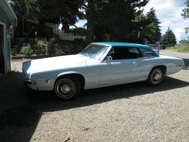 1968 Blue Ford Thunderbird Coupe