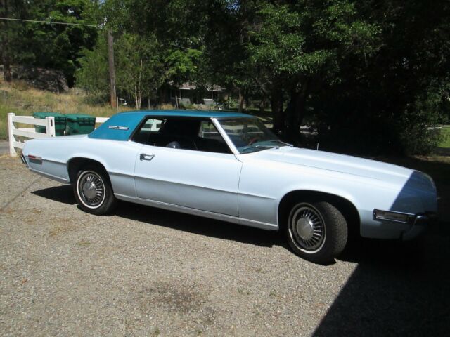 1968 Blue Ford Thunderbird Coupe