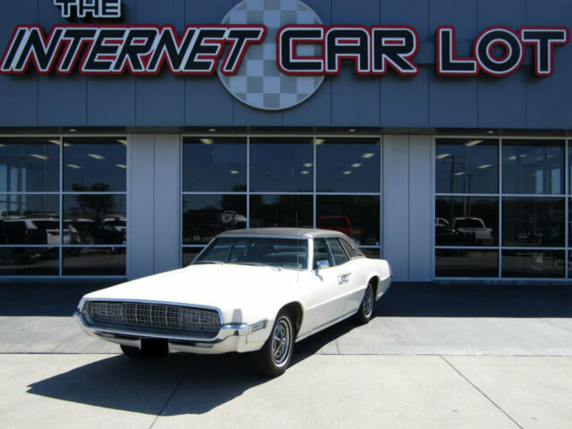 1968 White Ford Thunderbird Sedan