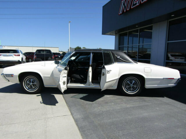 1968 White Ford Thunderbird Sedan