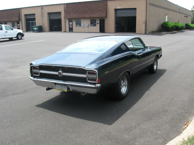 1968 Blue Ford Torino Fastback