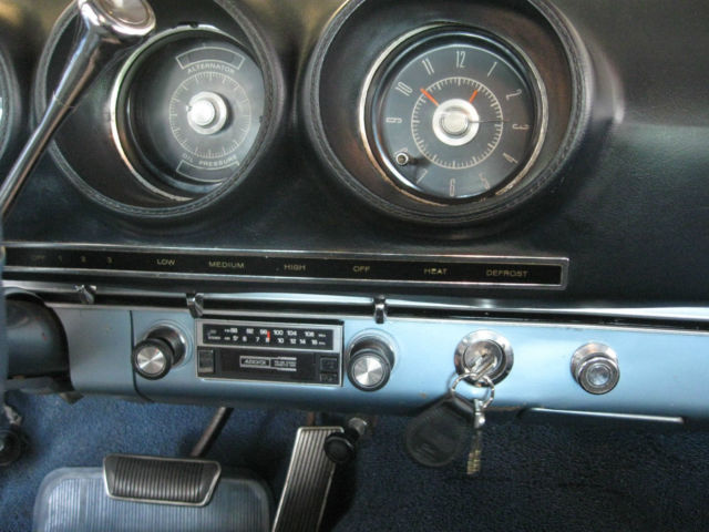 1968 Blue Ford Torino Fastback