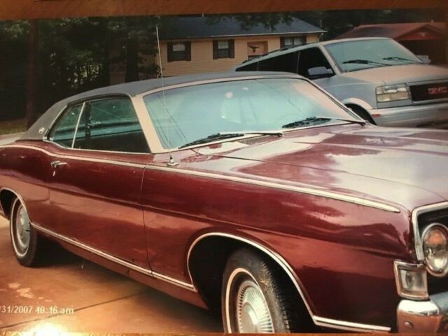 1968 Burgundy Ford Torino Sedan