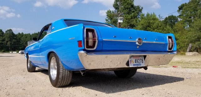 1968 Blue Ford Torino 2 Door