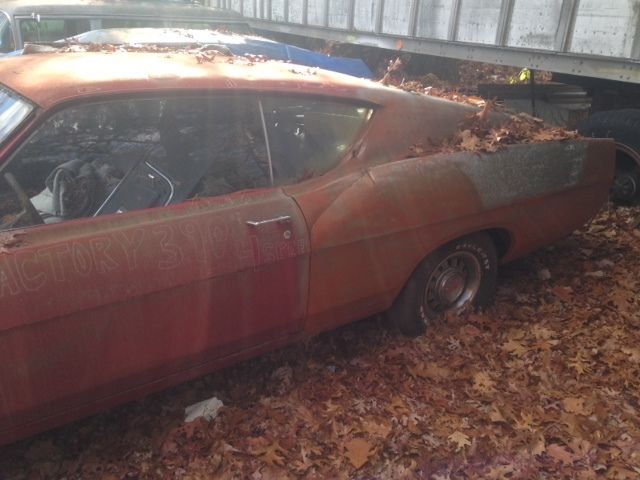 1968 Lime Gold Ford Torino 2 Dr Fastback