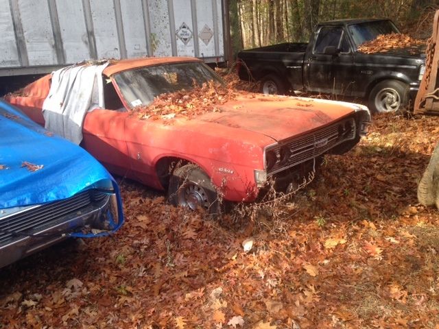 1968 Lime Gold Ford Torino 2 Dr Fastback