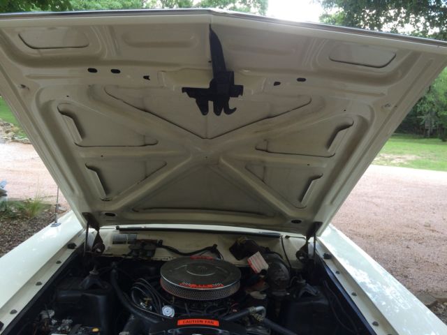 1968 White Ford Torino Convertible