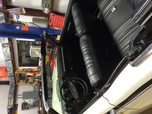 1968 White Ford Torino Convertible