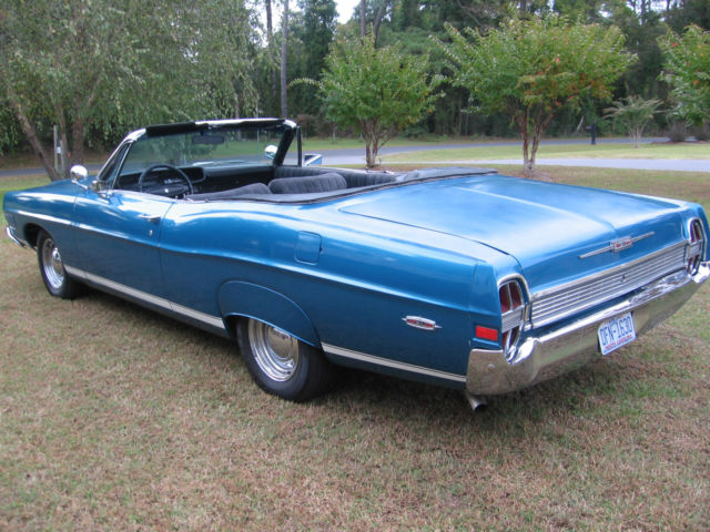1968 Blue Ford Galaxie Convertible