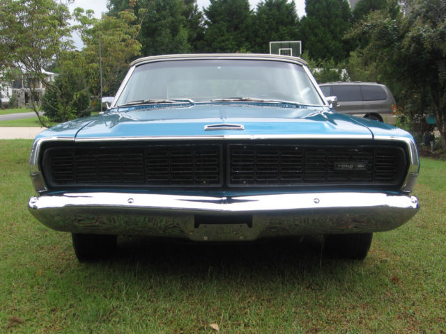 1968 Blue Ford Galaxie Convertible