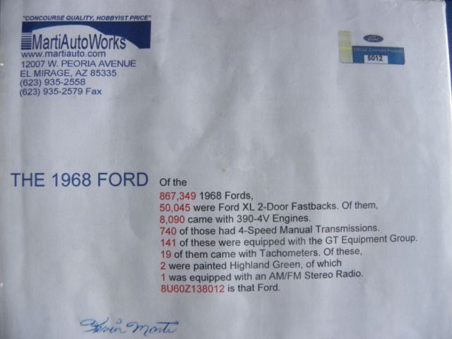 1968 Highland Green Ford Galaxie Coupe