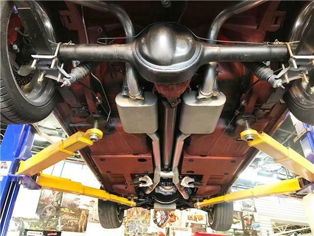 1968 Red Ford Mustang convertible