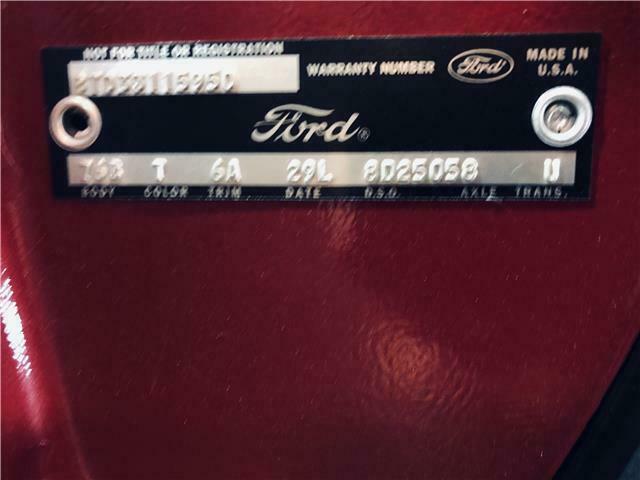 1968 Red Ford Mustang convertible