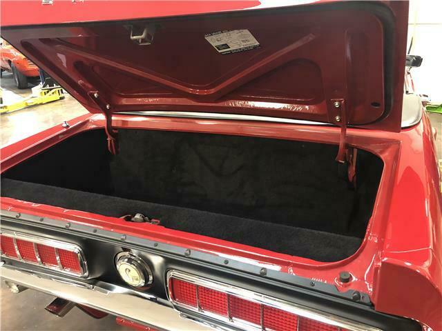 1968 Red Ford Mustang convertible