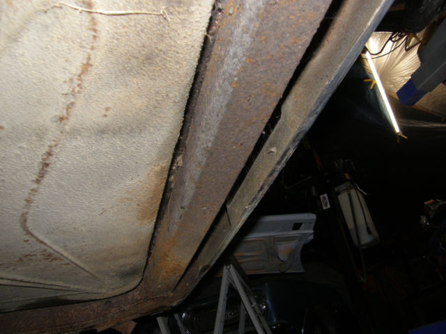 1968 Blue Ford Galaxie Convertible