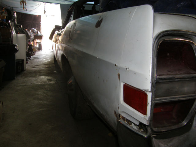 1968 Blue Ford Galaxie Convertible