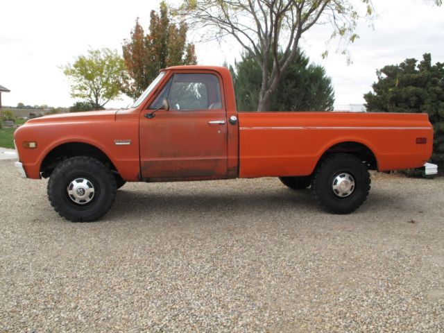 1968 Orange Chevrolet Other Pickups