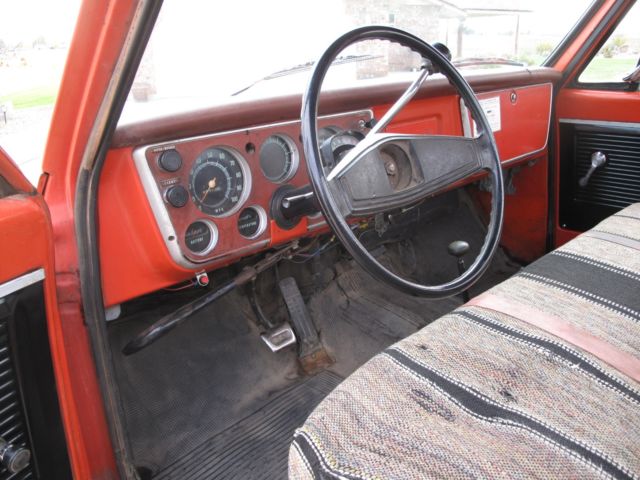 1968 Orange Chevrolet Other Pickups