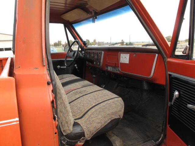 1968 Orange Chevrolet Other Pickups