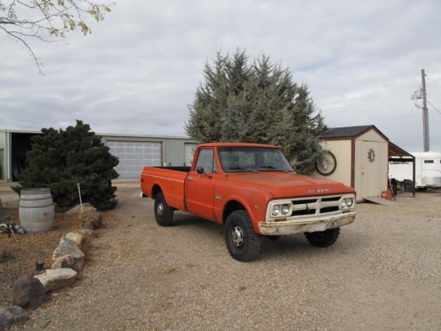 1968 Orange Chevrolet Other Pickups