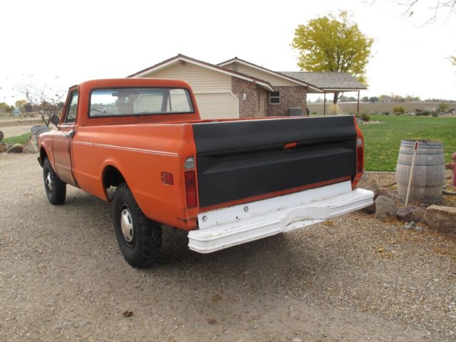 1968 Orange Chevrolet Other Pickups