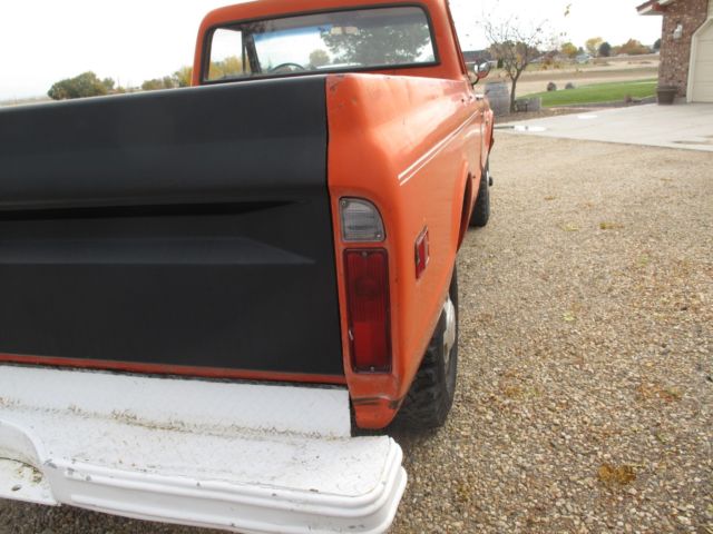 1968 Orange Chevrolet Other Pickups