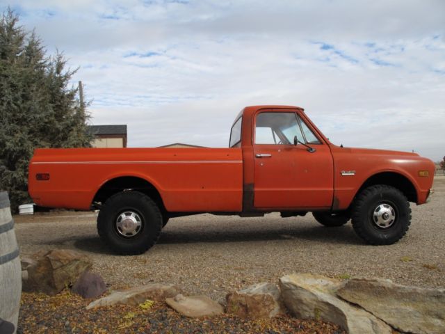 1968 Orange Chevrolet Other Pickups