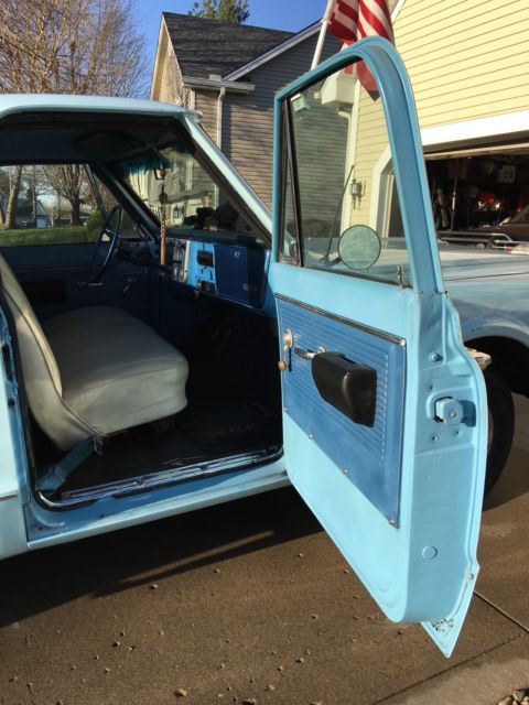 1968 Blue GMC C20 Crew Cab Pickup