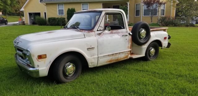 1968 White Chevrolet C-10 Standard Cab Pickup