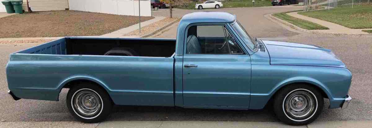 1968 Blue GMC K10 Pickup