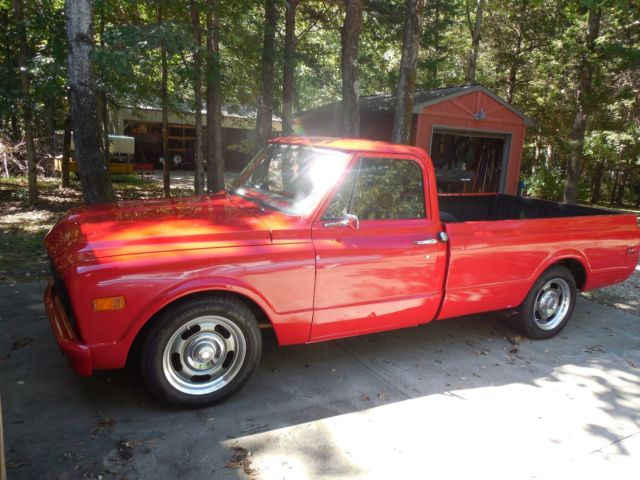 1968 Red Chevrolet C-10 Standard Cab Pickup